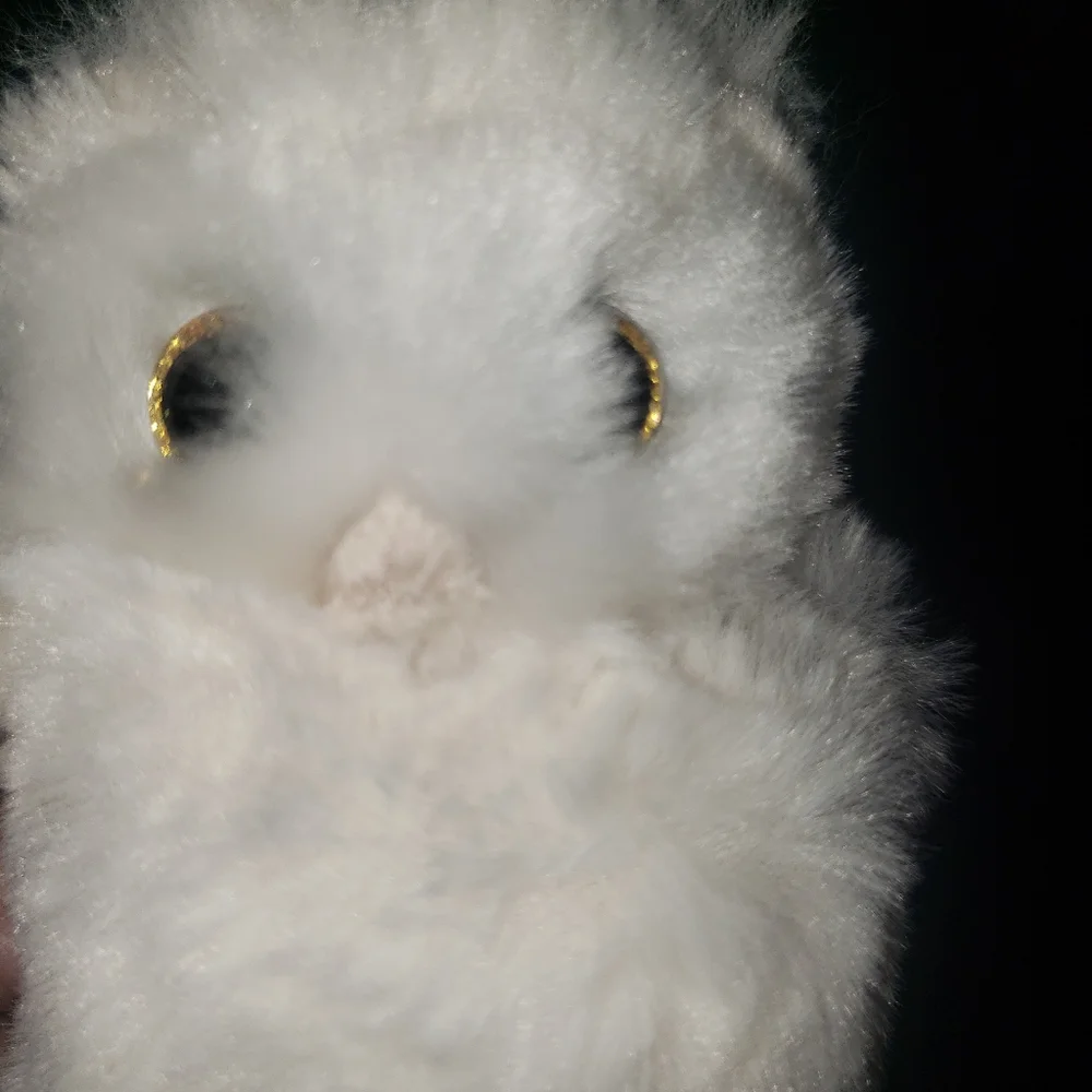 Bukowski White Owl Bag Charm NWT